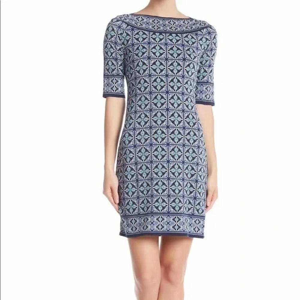 Gorgeous Max‎ Studio Dress Small NWT $98 Tile print
